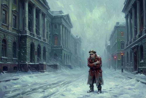 Иллюстрация для "Петербургские повести"