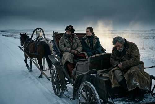 Пугачёв рассказывает Петру сказку об орле и вороне