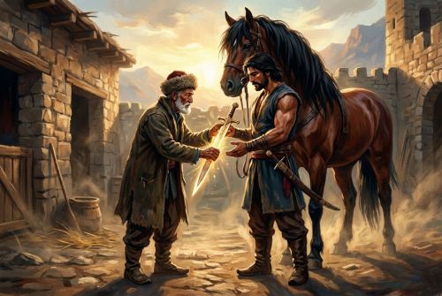 Иллюстрация для "Алы-киши"