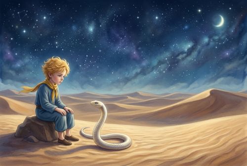 Иллюстрация для "Маленький принц. Глава 17"