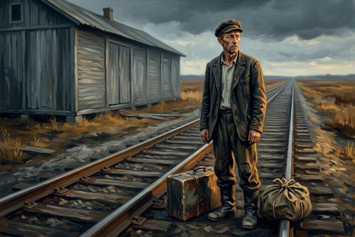 Игнатич приезжает на станцию.