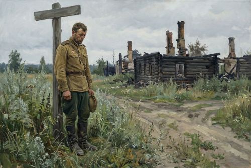 Иллюстрация для "Про солдата-сироту"