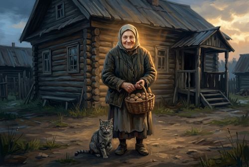 Иллюстрация для "Матрёнин двор"